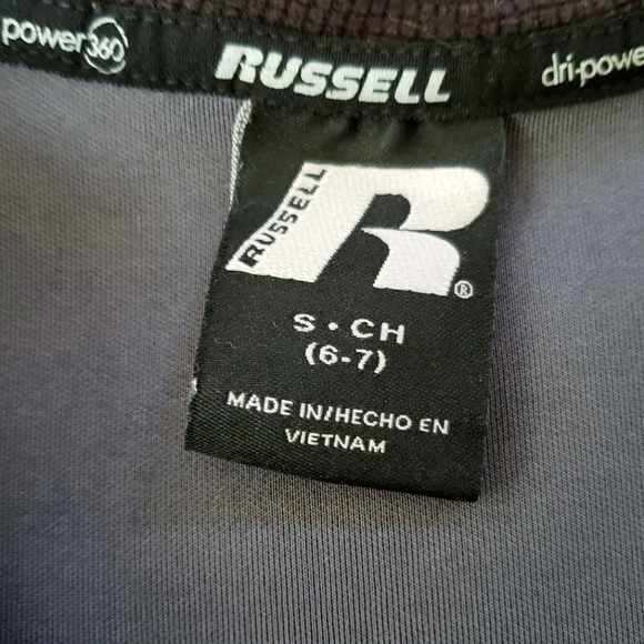 Boys Russell Activewear Zip Up - Picture 2 of 4